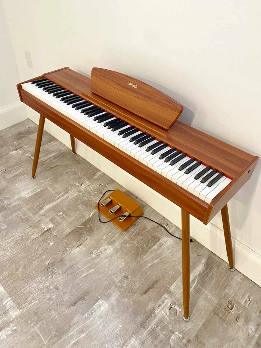 Donner DDP-80 Wooden Digital Piano, 88 Weighted Keys