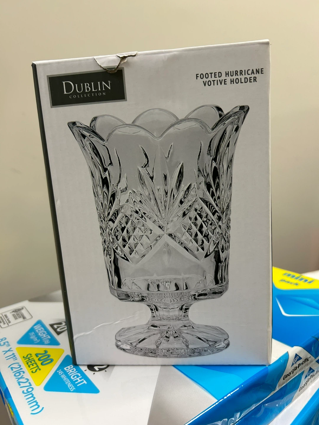 Dublin Collection Footed Hurricane Votive Holder - photo 2