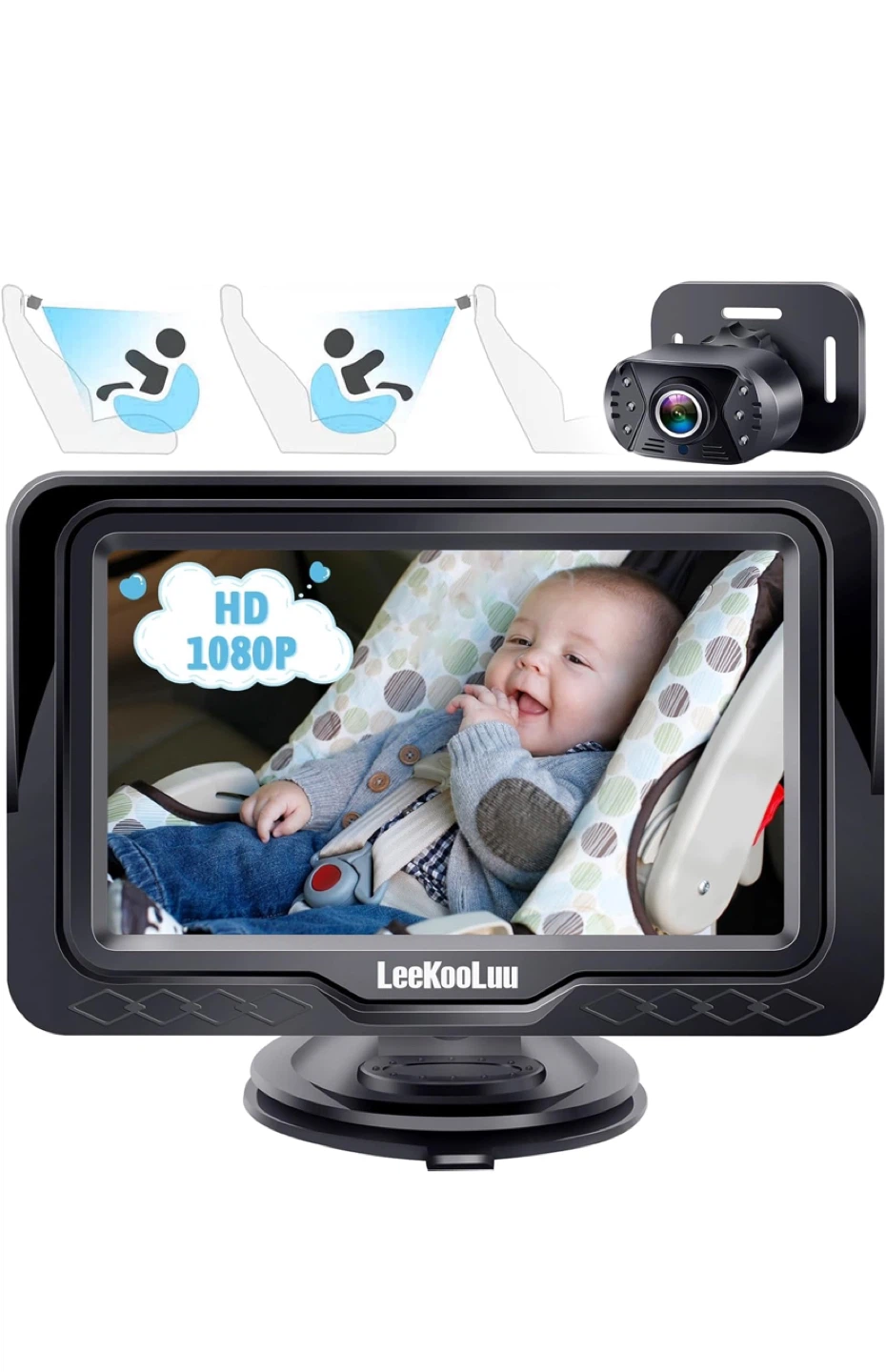 New LeeKooLuu LK12 Baby Car Camera