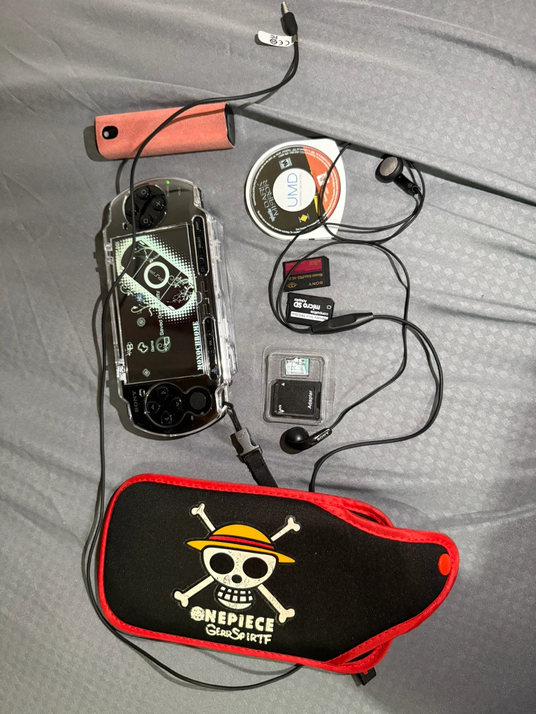 Modded PSP-3000 with Accessories