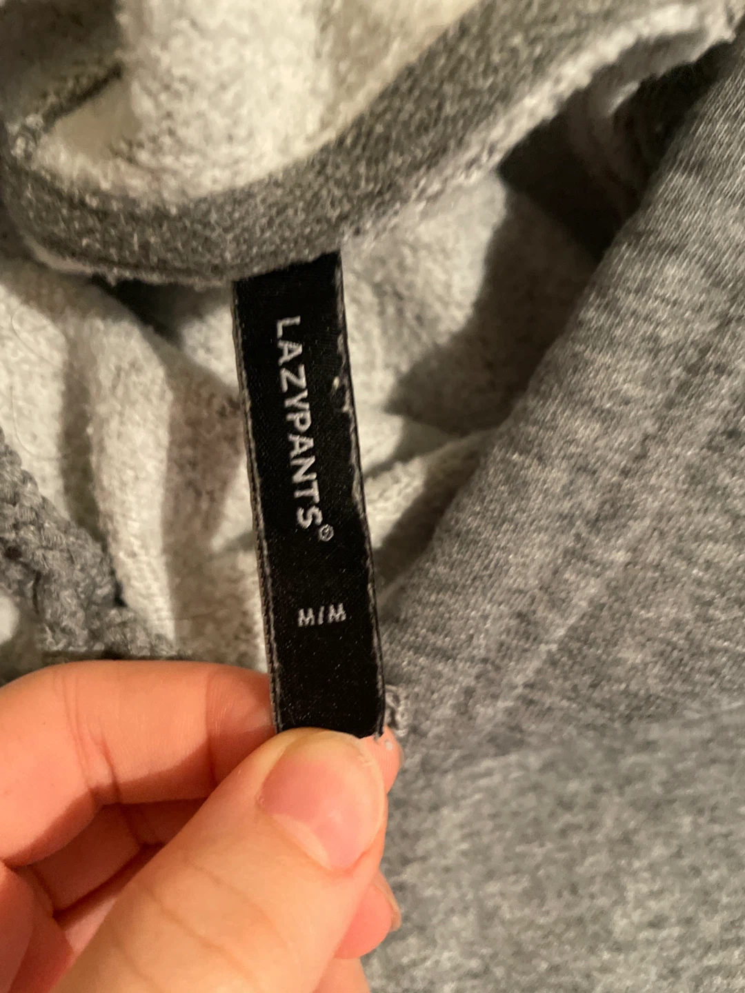Lazypants Grey Hoodie - Size M - photo 3
