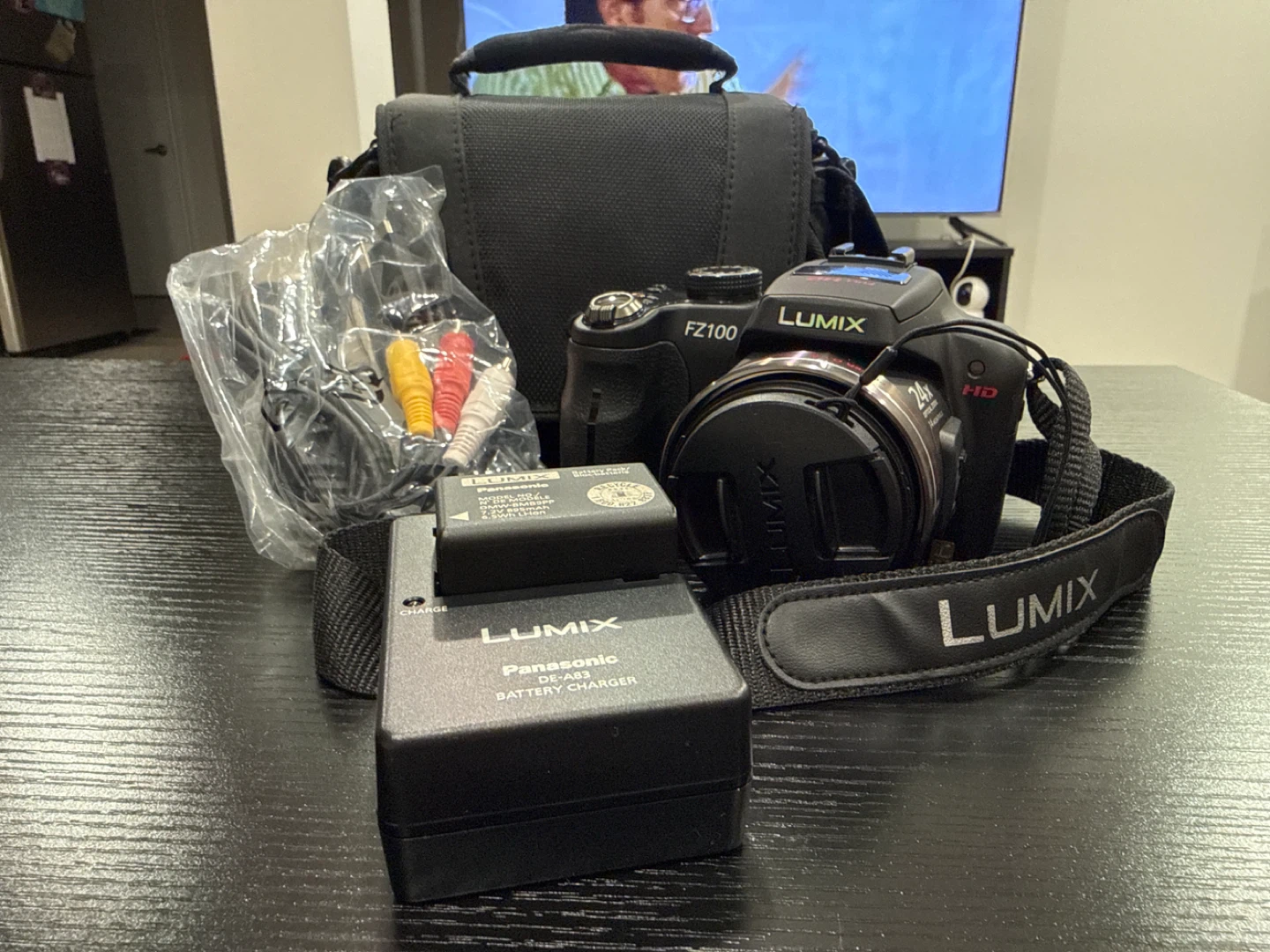 Panasonic Lumix FZ100 Camera – For Parts / Repair – Bundle