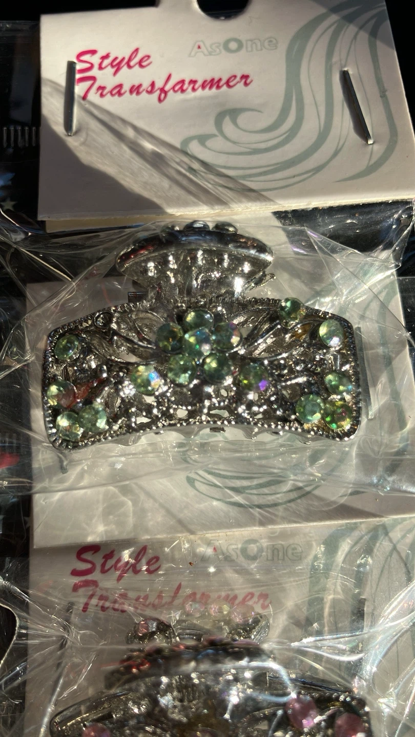 Style Transformer Rhinestone Hair Claw Clips - New - photo 4