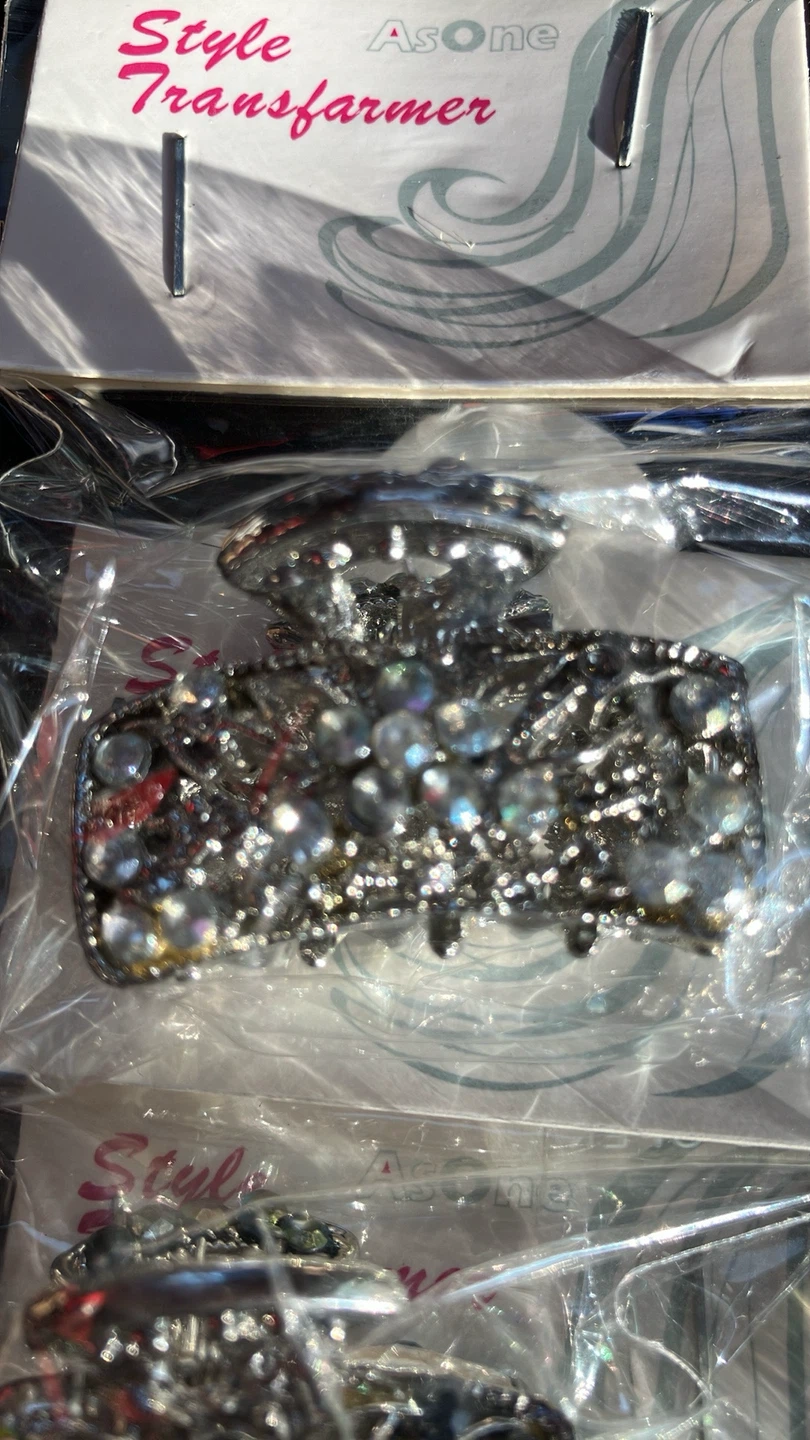 Style Transformer Rhinestone Hair Claw Clips - New - photo 5