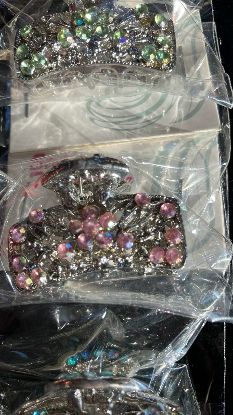 Style Transformer Rhinestone Hair Claw Clips - New - photo 3