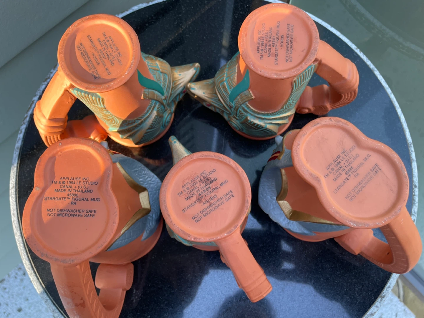 Stargate sg1 Ra Horus Anubis Mugs Set 1994 - photo 4
