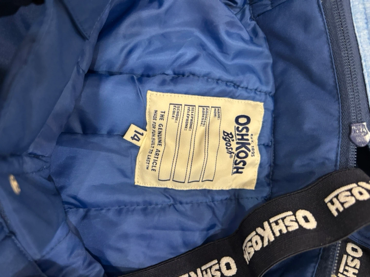 OshKosh B'gosh Snow Pants Size 14
