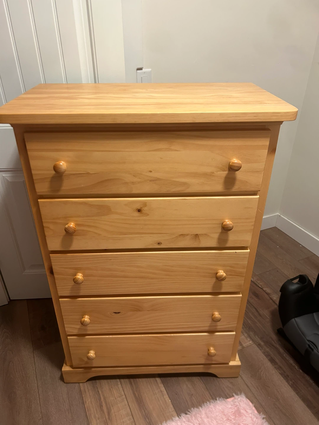 Polo 5-Drawer Chest - Sandberg Finish
