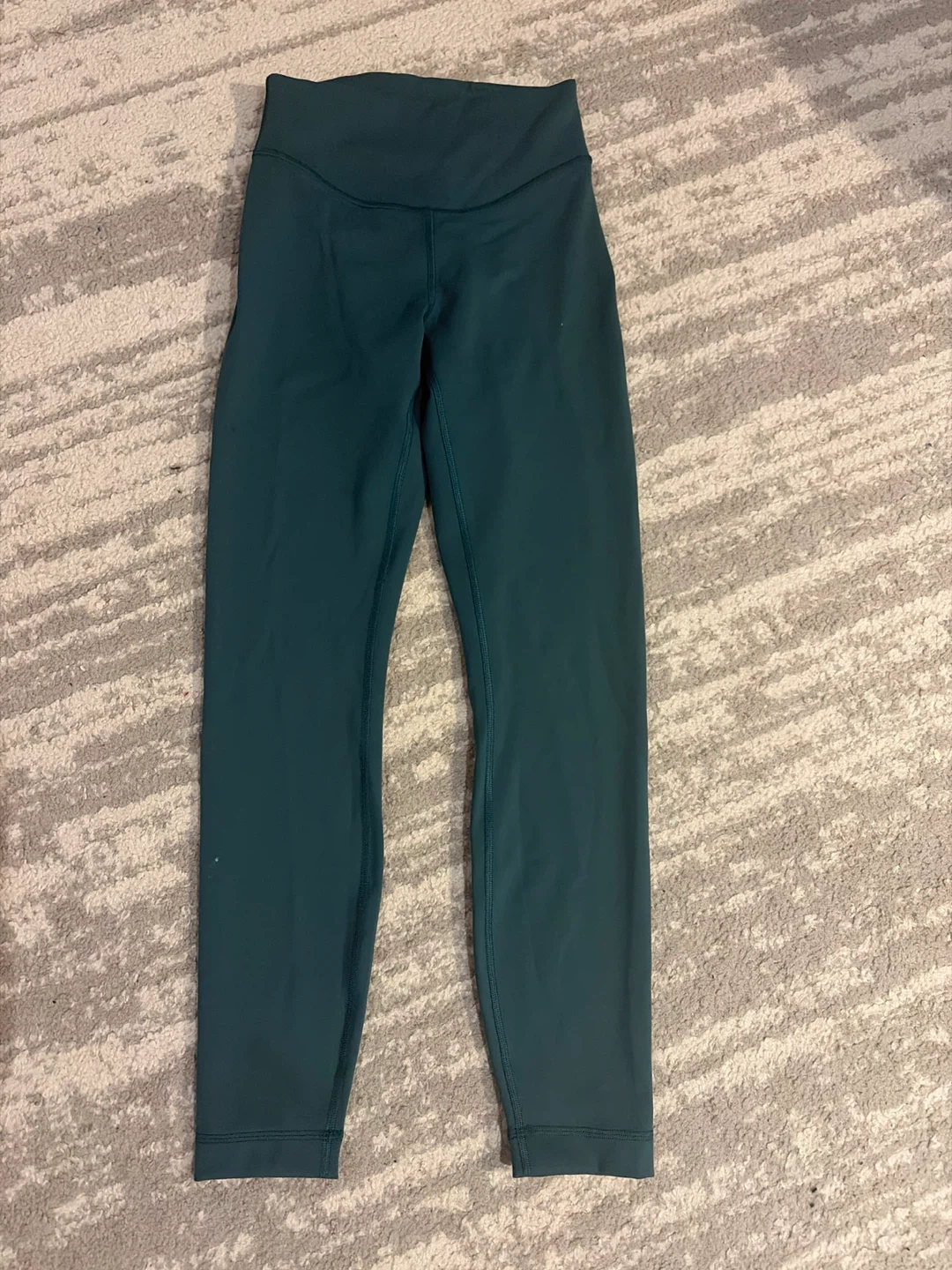 Lululemon dark green leggings-Size 4