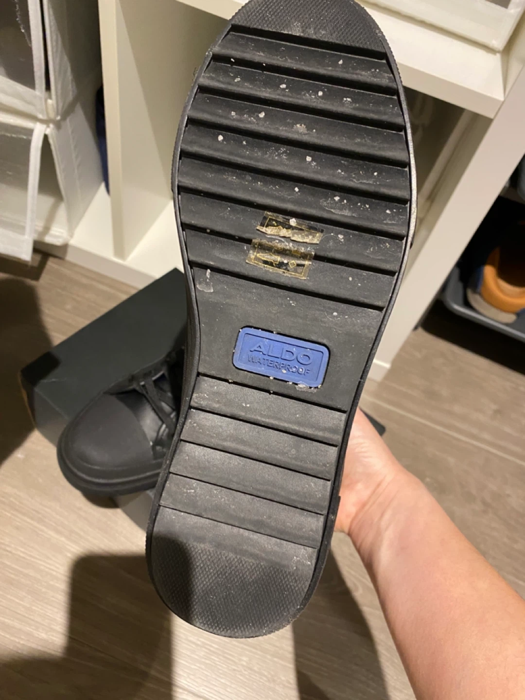 Aldo Waterproof Black High-Top Sneakers Boots - photo 5
