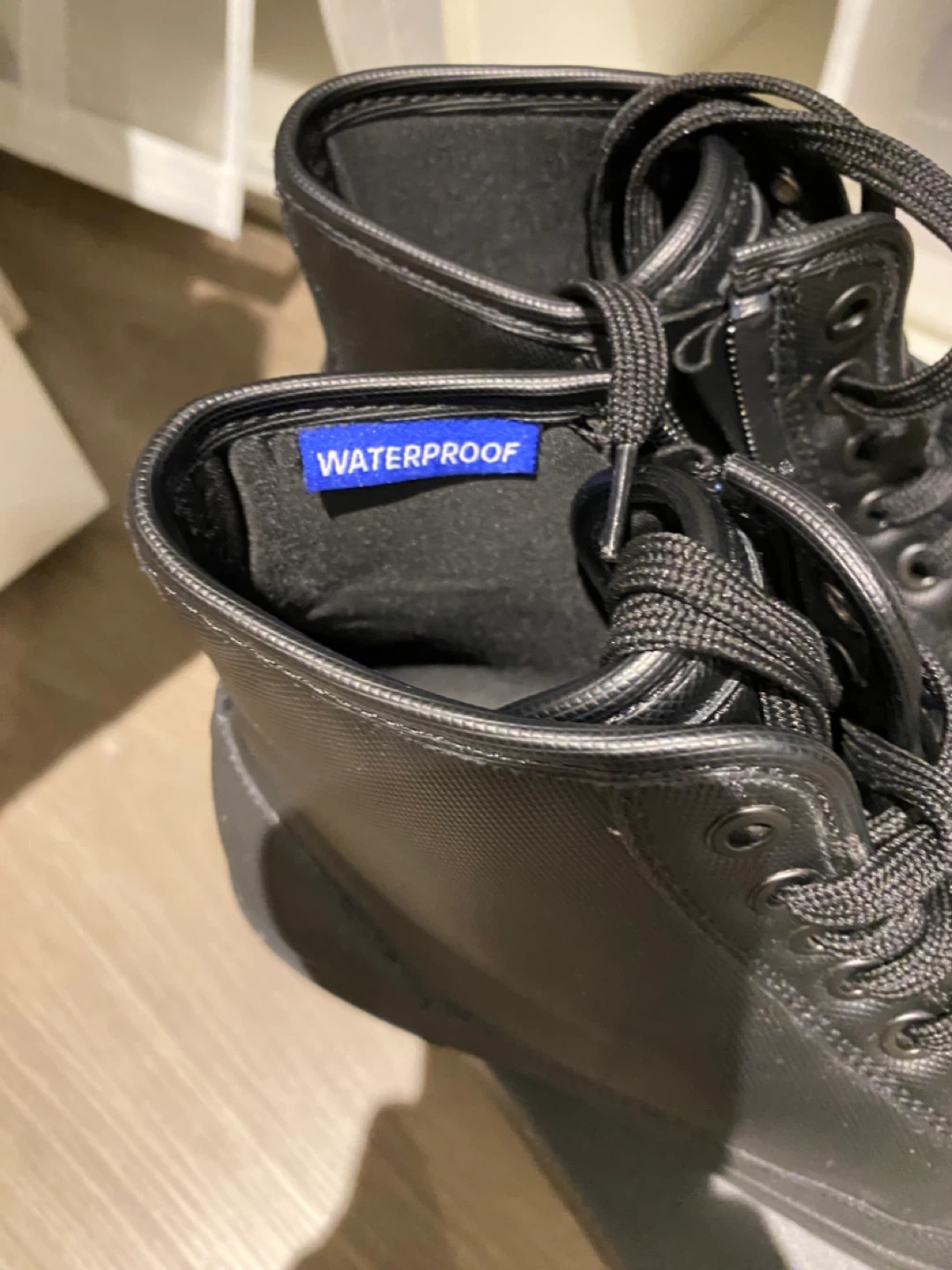 Aldo Waterproof Black High-Top Sneakers Boots - photo 4