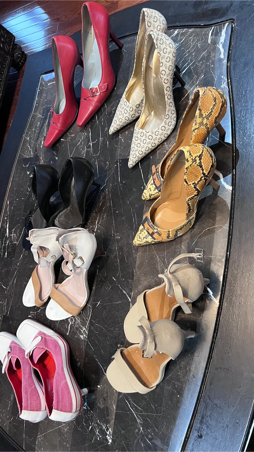 7 pairs Assorted Women's Heels $50 - photo 2