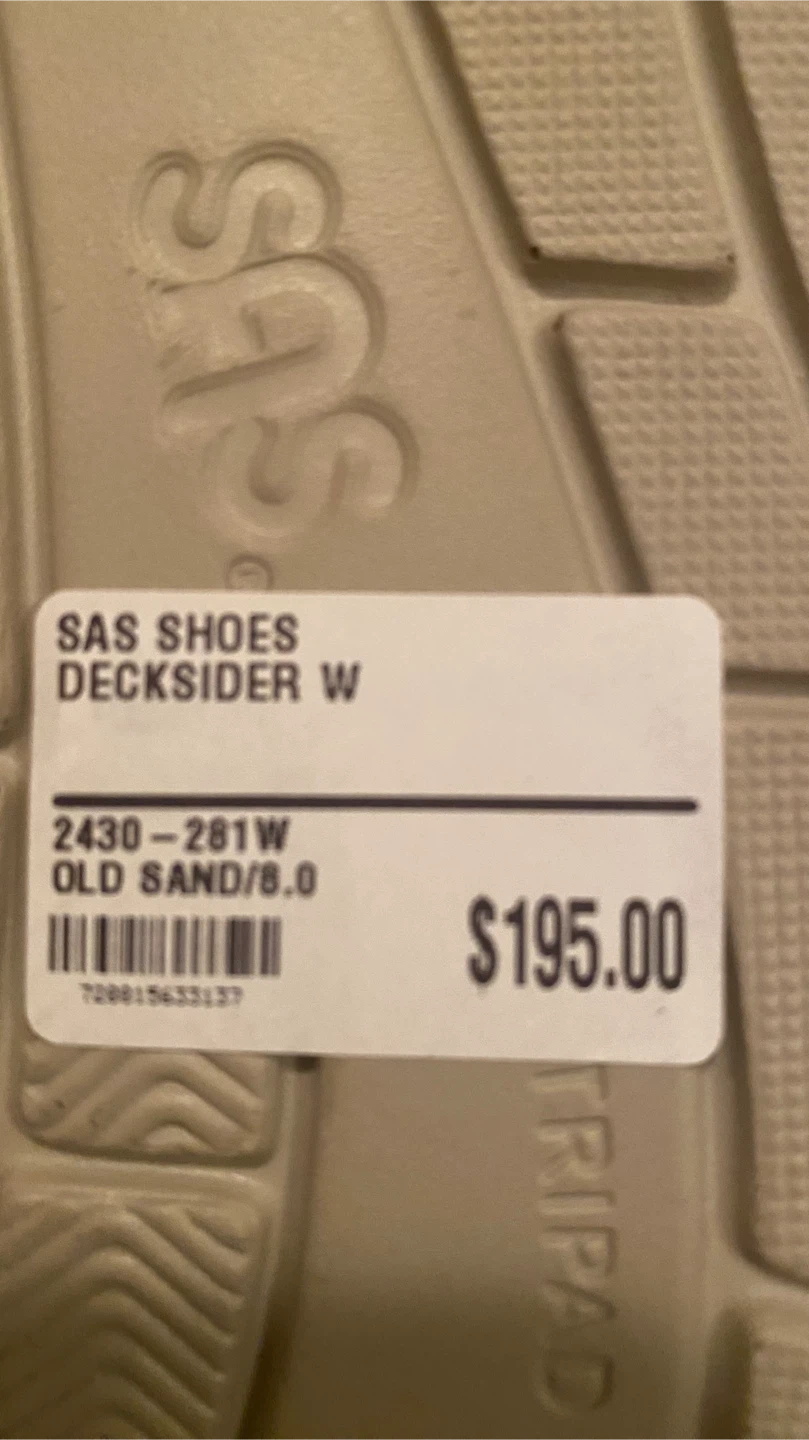 SAS Deck Sider Boat Shoes - Size 8 - photo 4