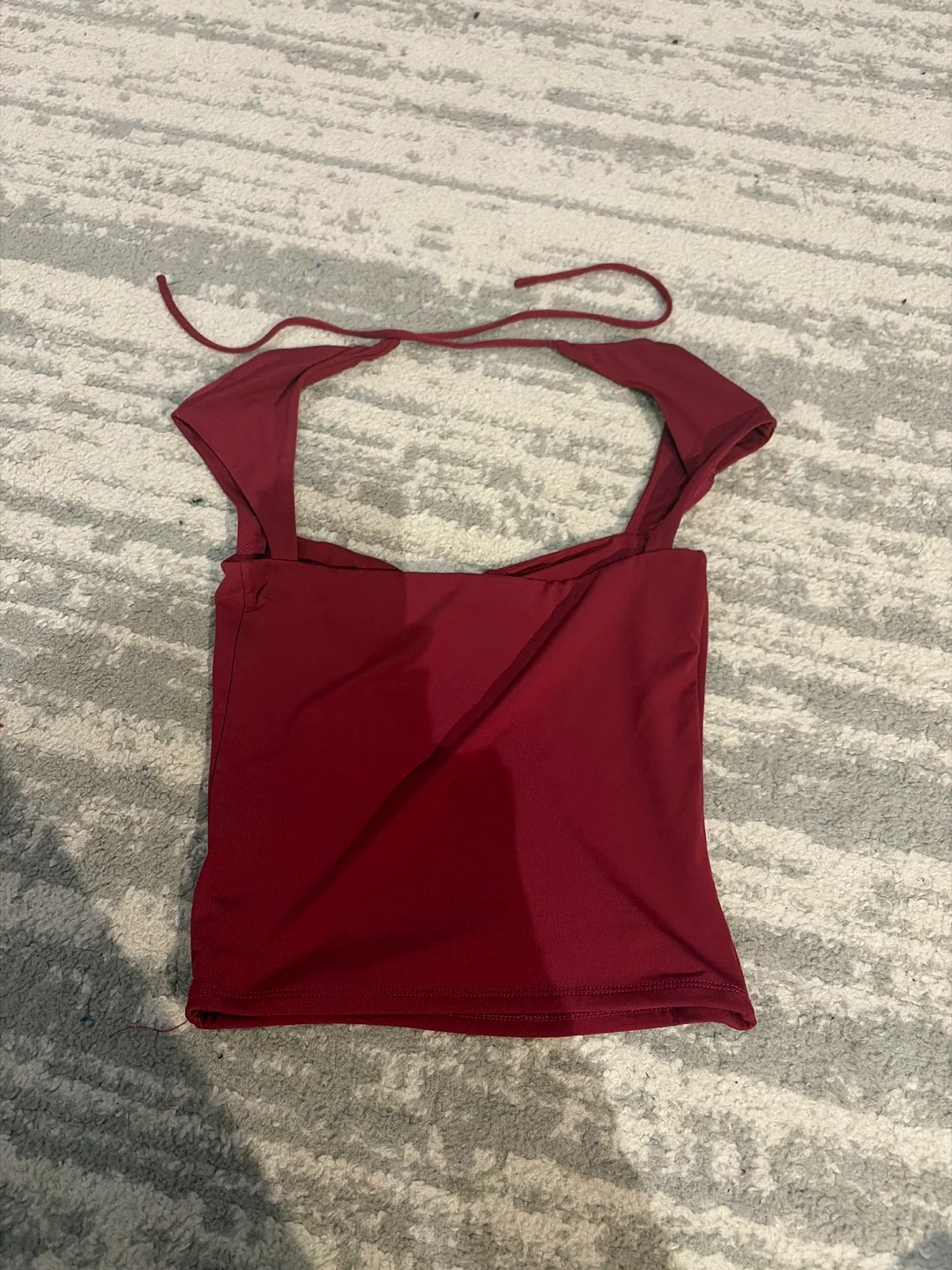 Burgundy Garage top- size small - photo 2