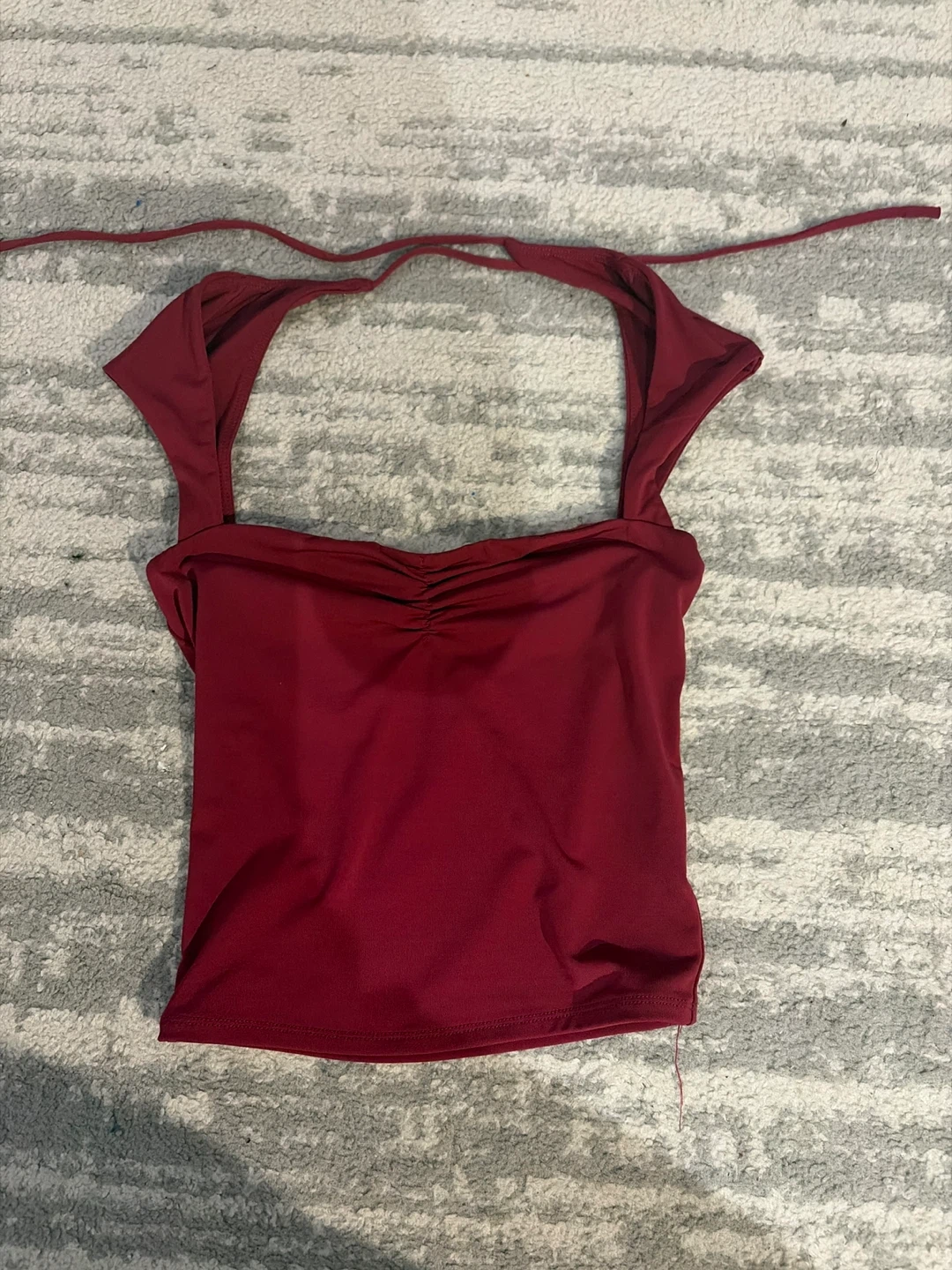 Burgundy Garage top- size small
