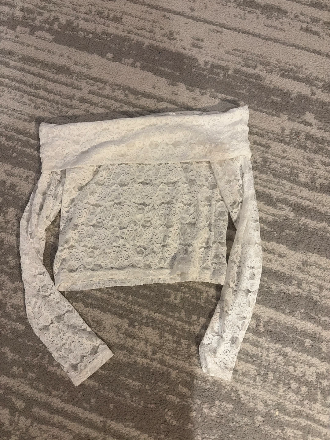 Ardene Lace Off-Shoulder Top- size small