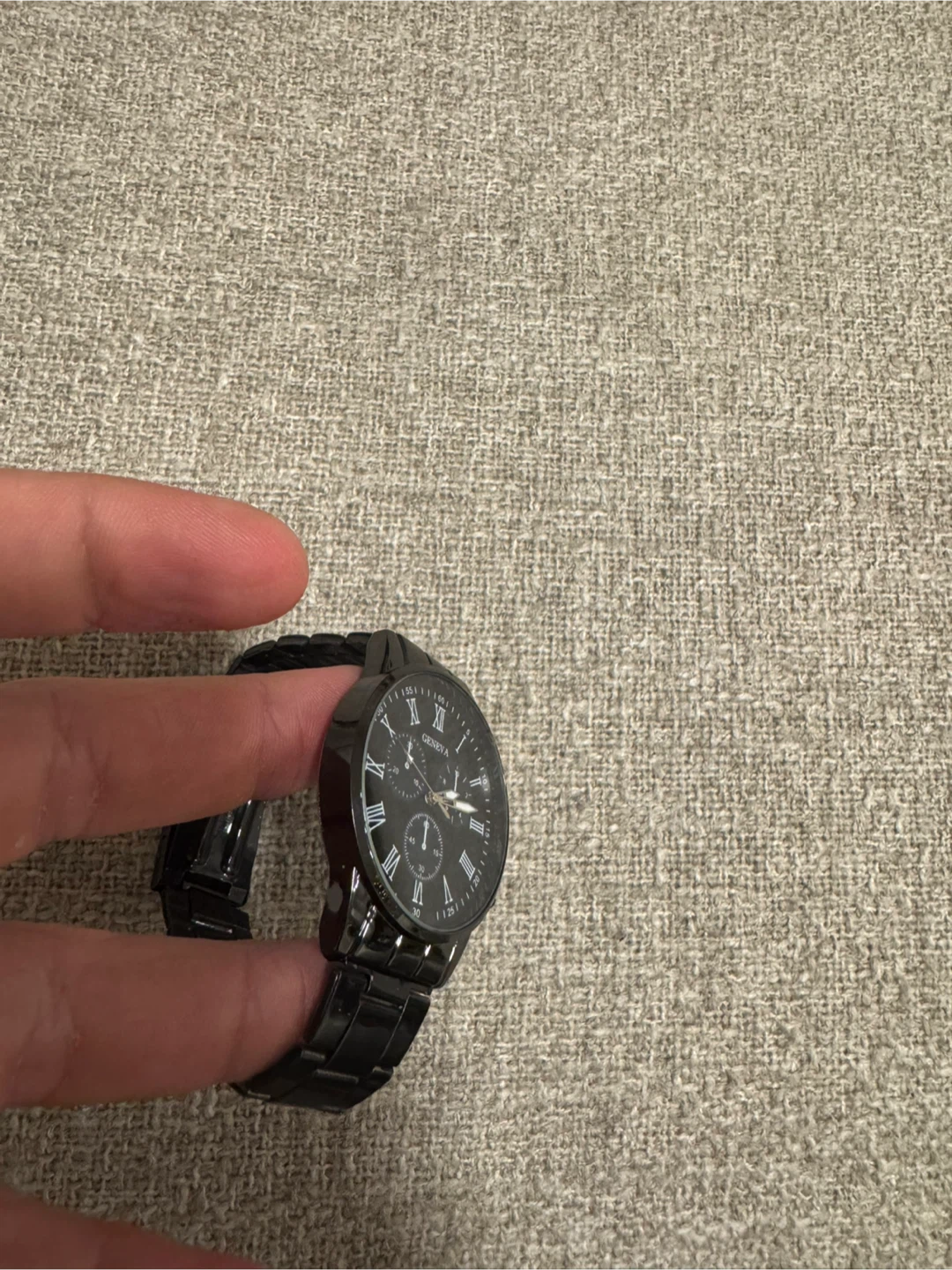 Geneva Black Wristwatch