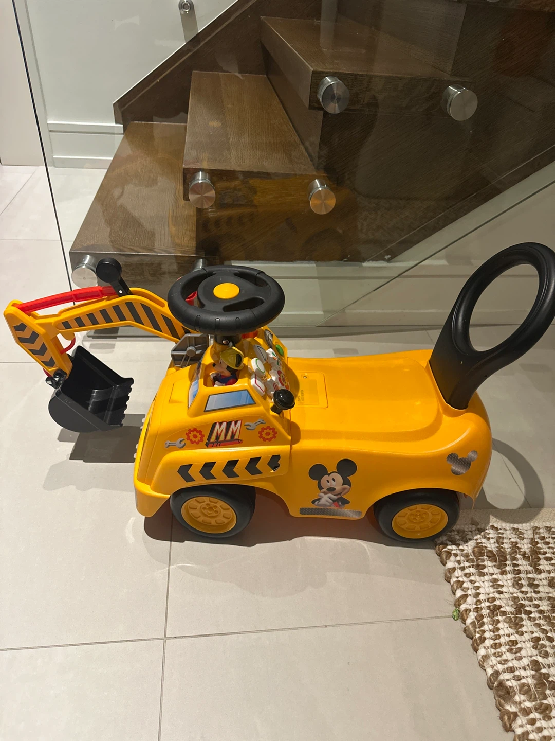 Mickey Mouse Ride-On Excavator Toy