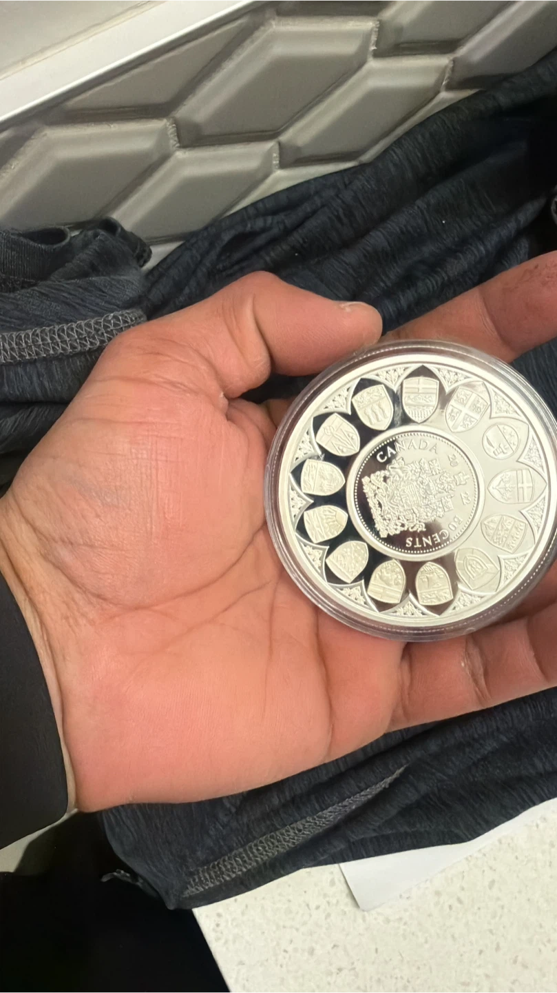 Canada 50 Cents Silver Coin