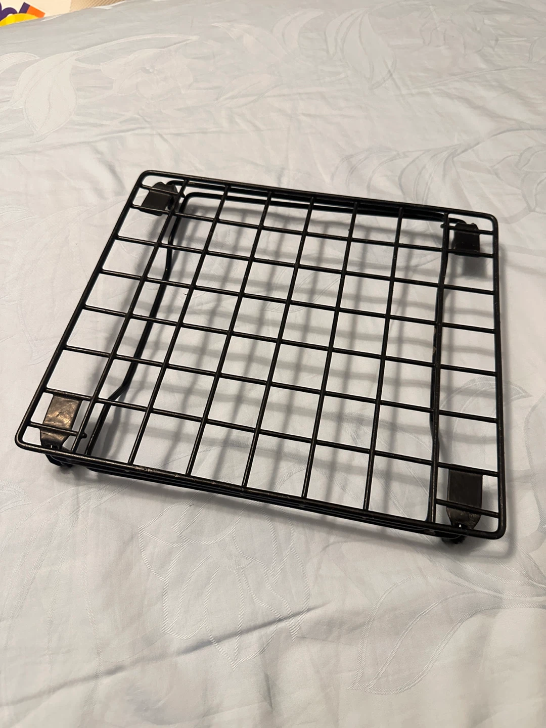 Black Metal Folding Shelf