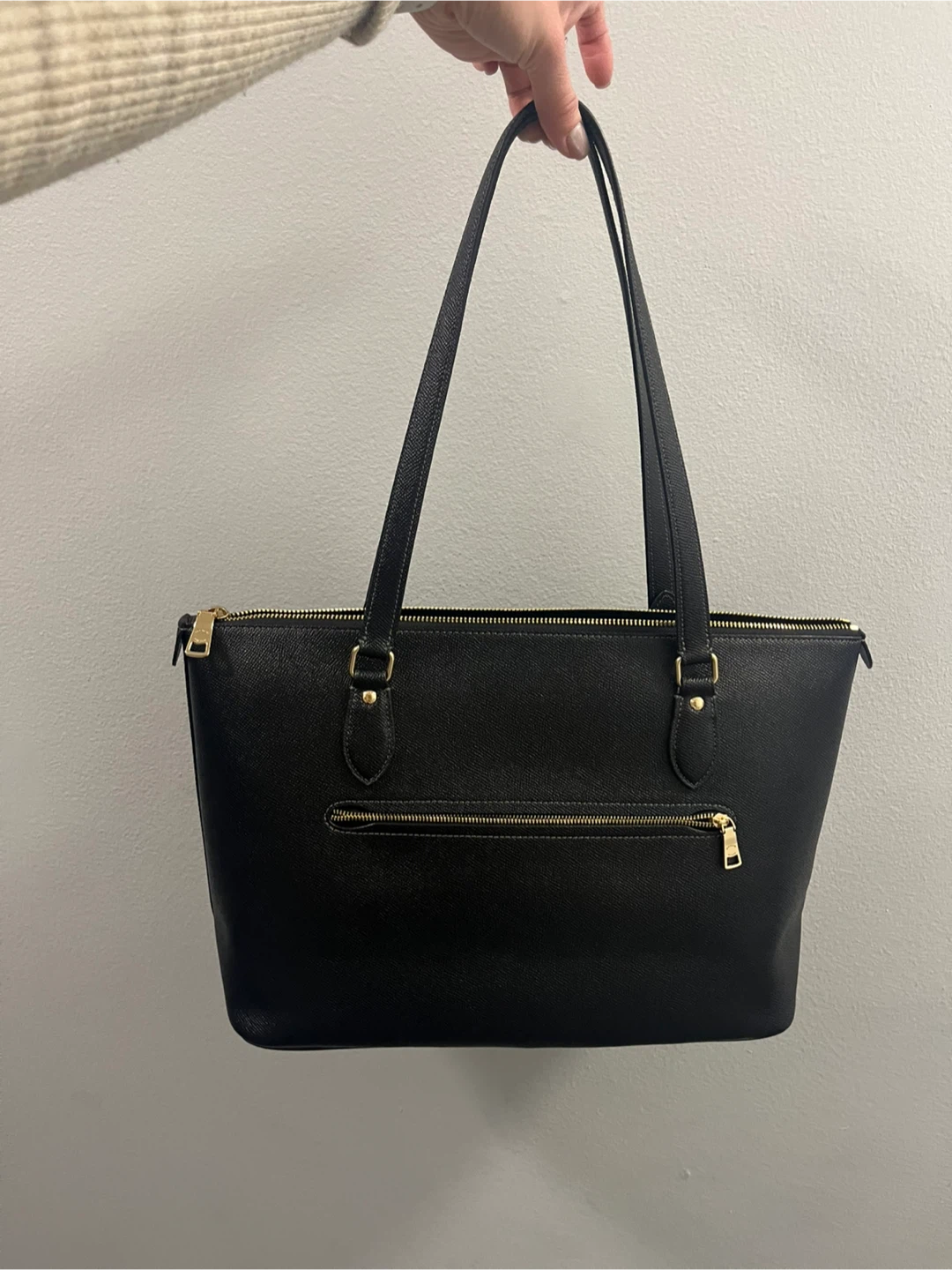 Coach Black Leather Tote Bag - photo 4