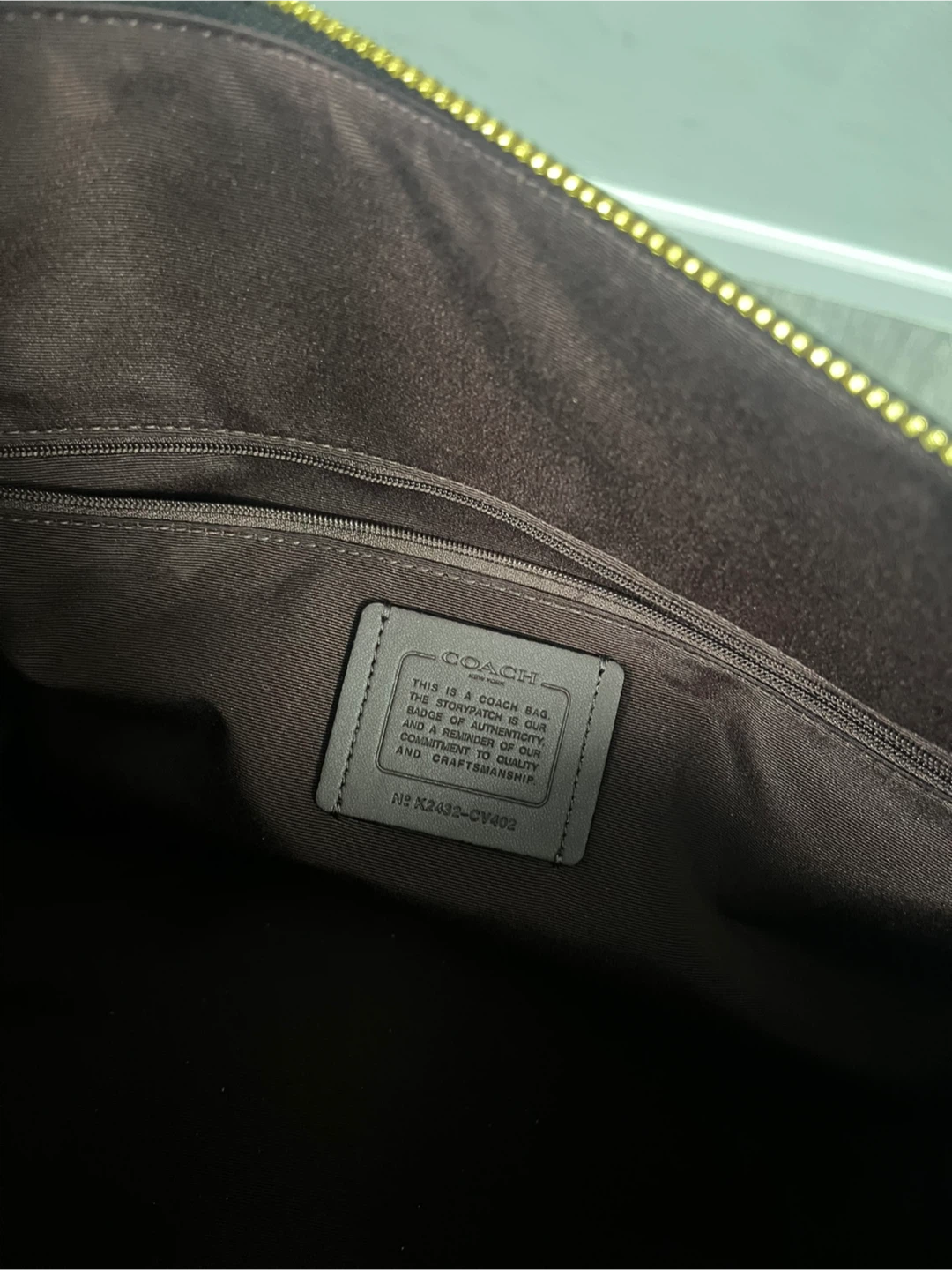 Coach Black Leather Tote Bag - photo 3