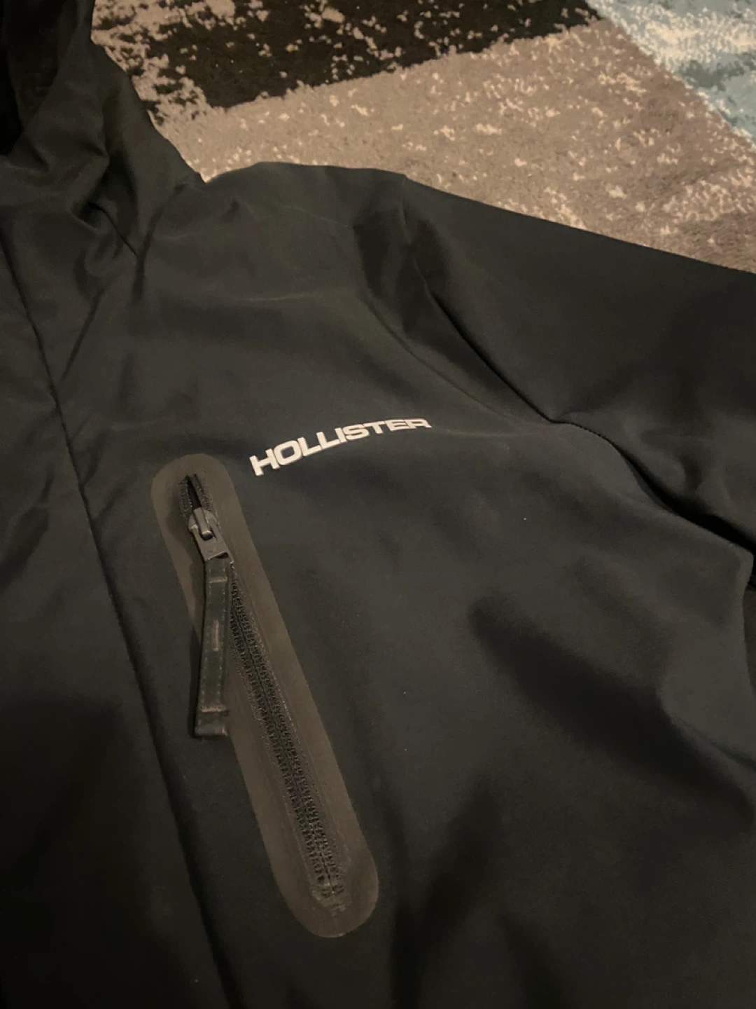 Hollister All-Weather Black Jacket - Size S - photo 3