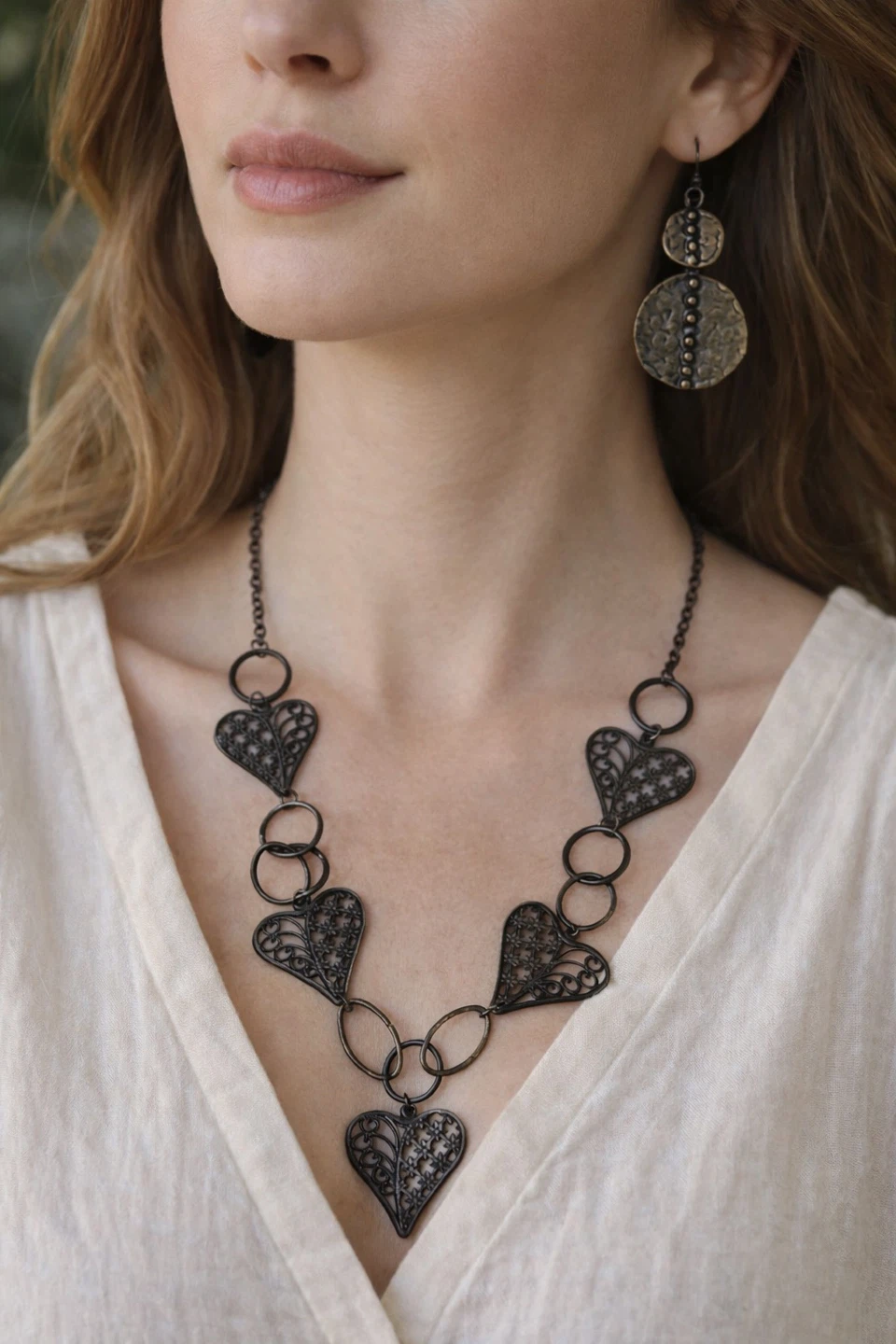Boho Statement Necklace & Earrings - photo 5
