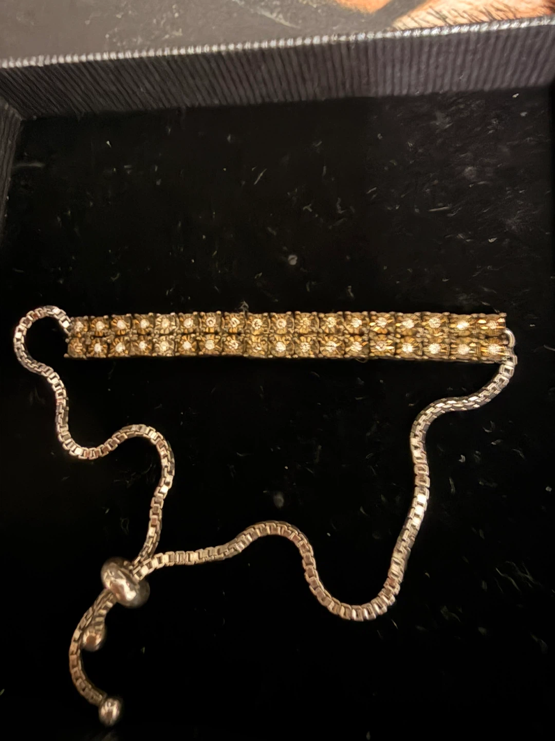 Sterling silver 925 Champagne Diamond Bracelet