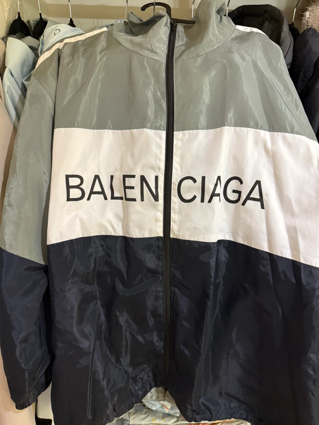 Balenciaga Colour Block Windbreaker