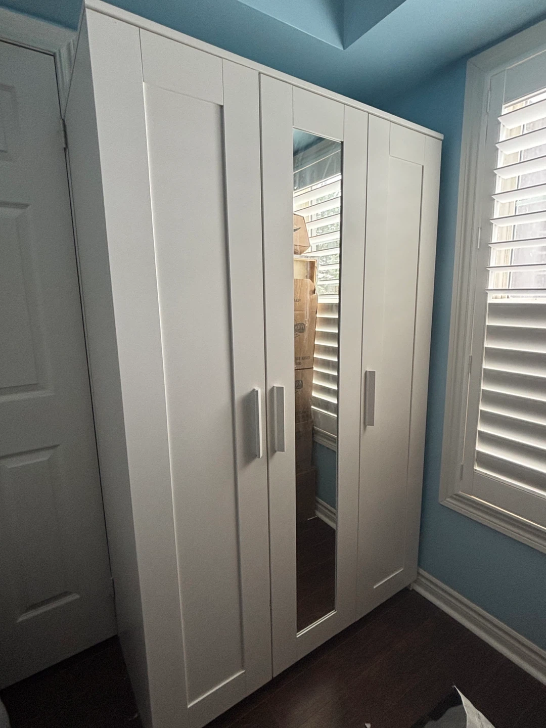 IKEA Brimnes Wardrobe - White - photo 2