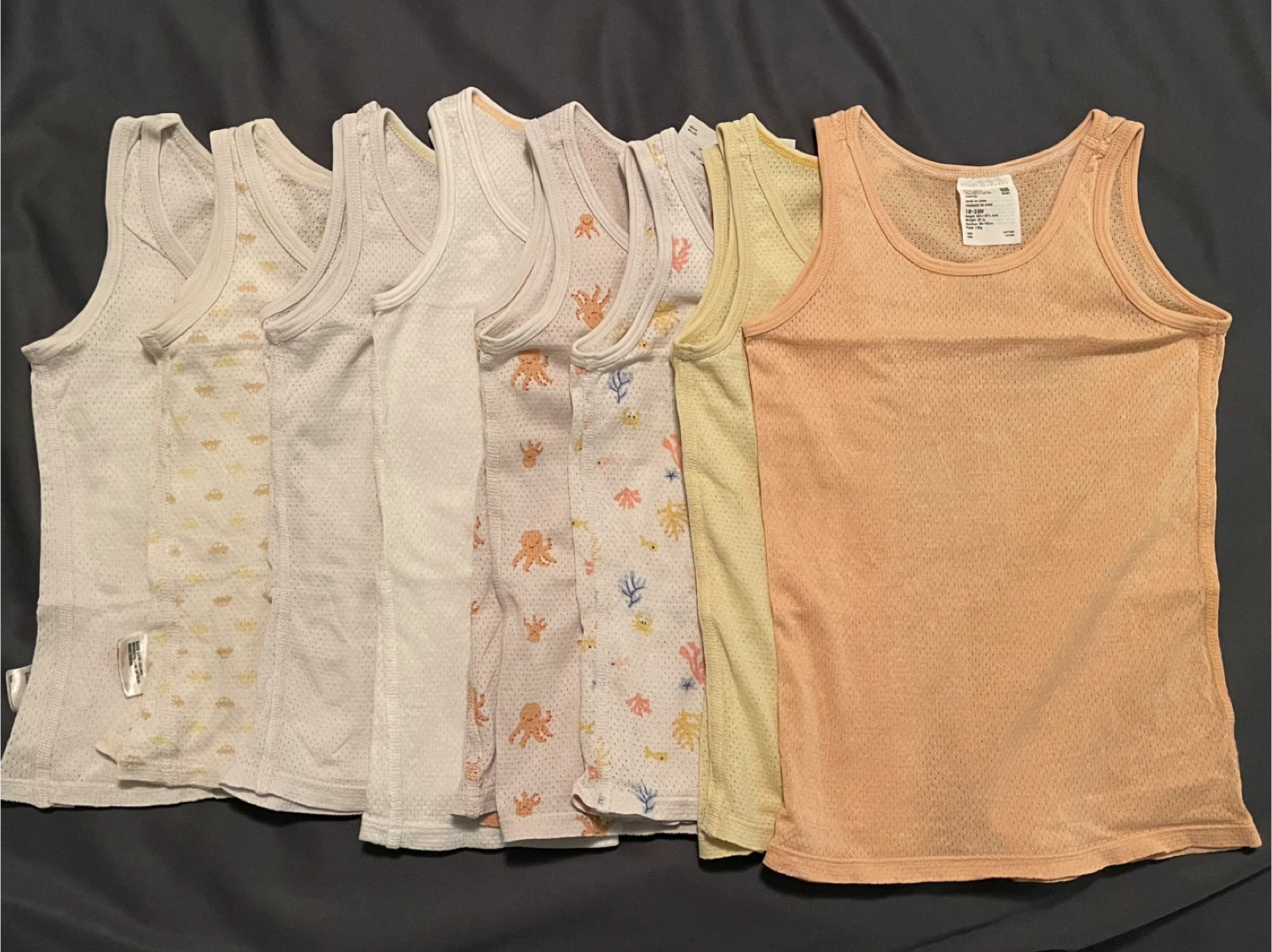 18-24M Uniqlo baby cotton tank tops