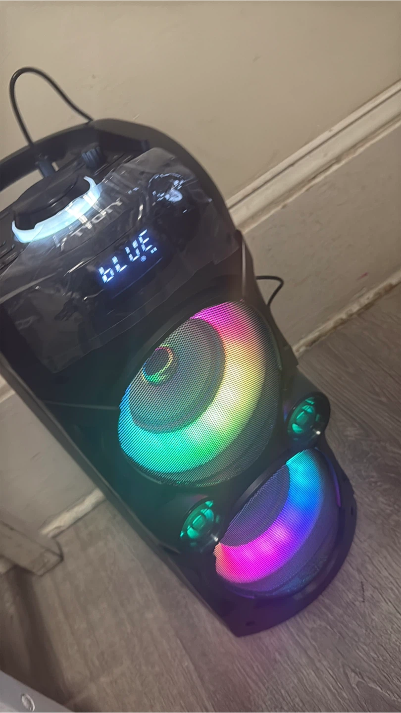 Tion Portable Bluetooth Speaker with LED Lights