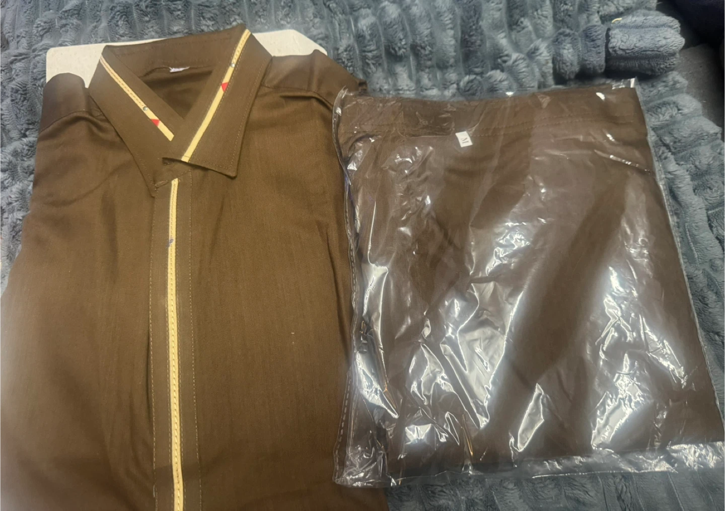 New Shalwar keep Brown Men's Suit - Size M