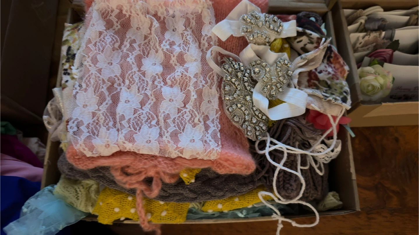 Baby/Newborn Photo Props - Box of Assorted Items - photo 4