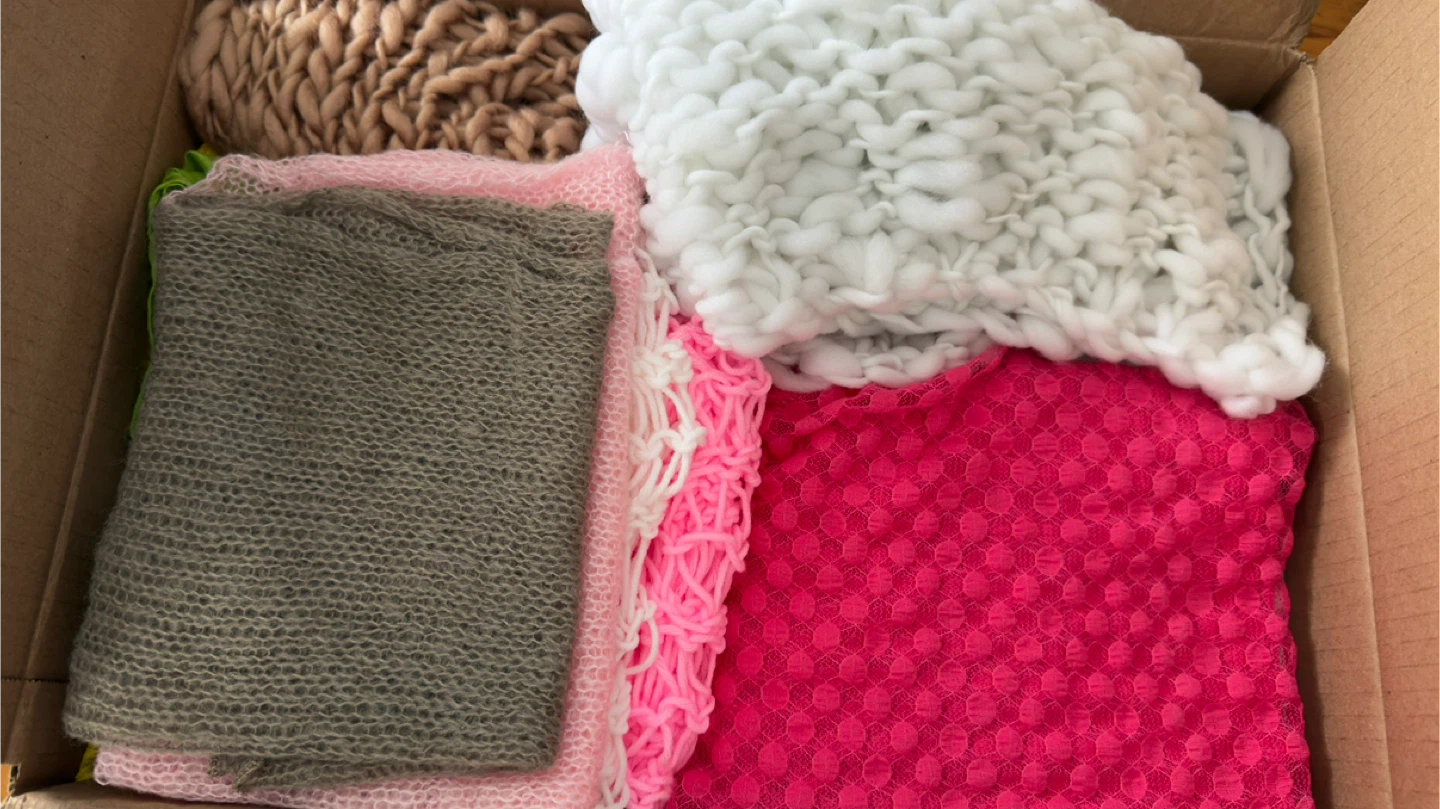 Baby/Newborn Photo Props - Box of Assorted Items - photo 2
