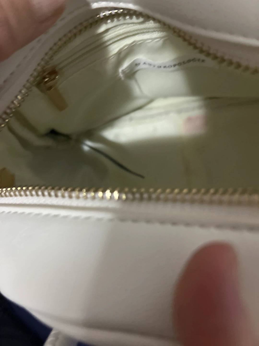 Anthropologie White Mini Satchel Bag - photo 3