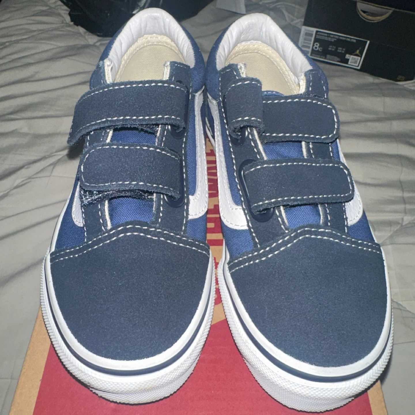 Vans Old Skool V Navy/True White, Size 12K