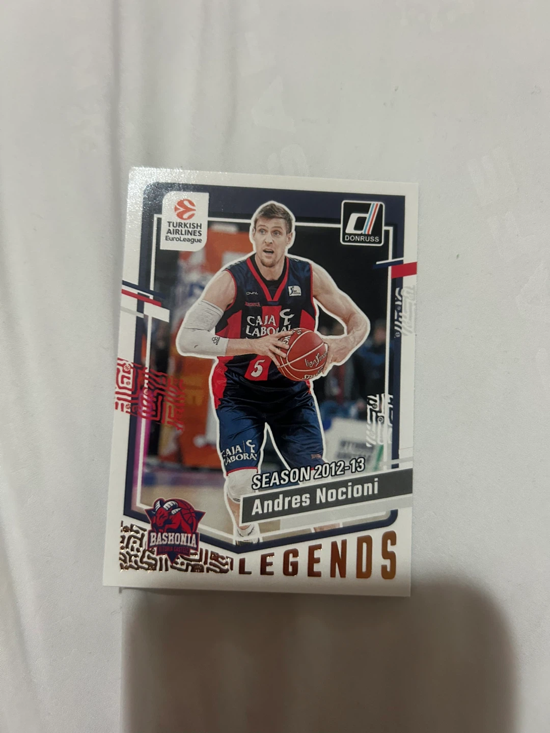 Andres Nocioni Panini Donruss Euroleague Basketball Card