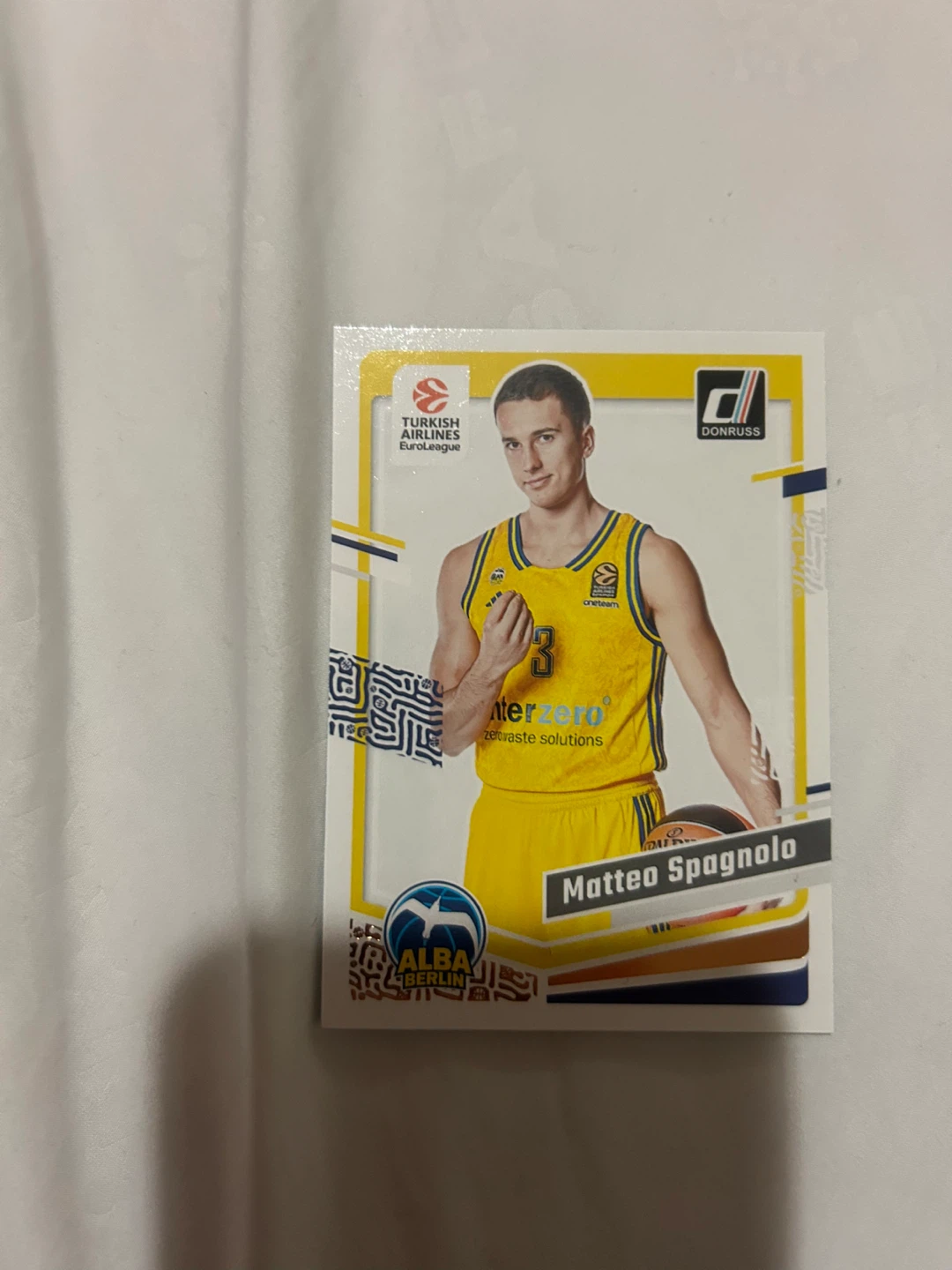 Matteo Spagnolo Panini Donruss Euroleague Basketball Card