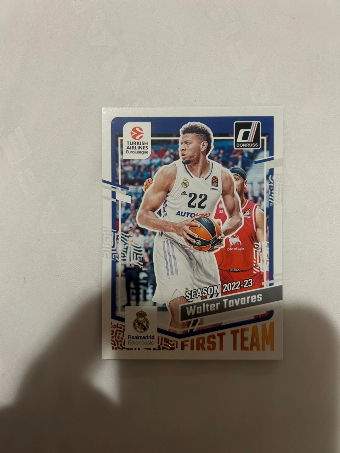 Walter Tavares 2022-23 Donruss EuroLeague Basketball Card