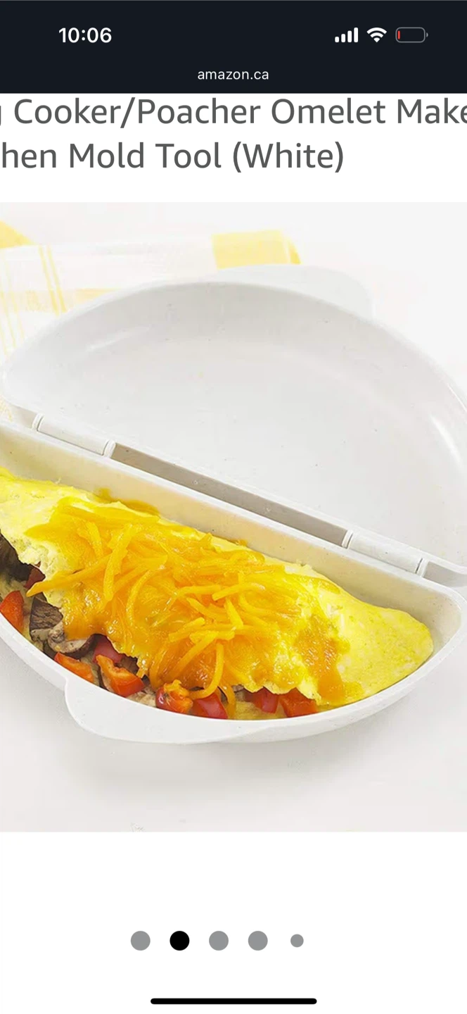 Microwave Egg Cooker/Poacher Omelet Maker