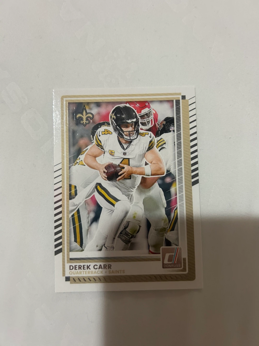 Derek Carr Donruss Football Card