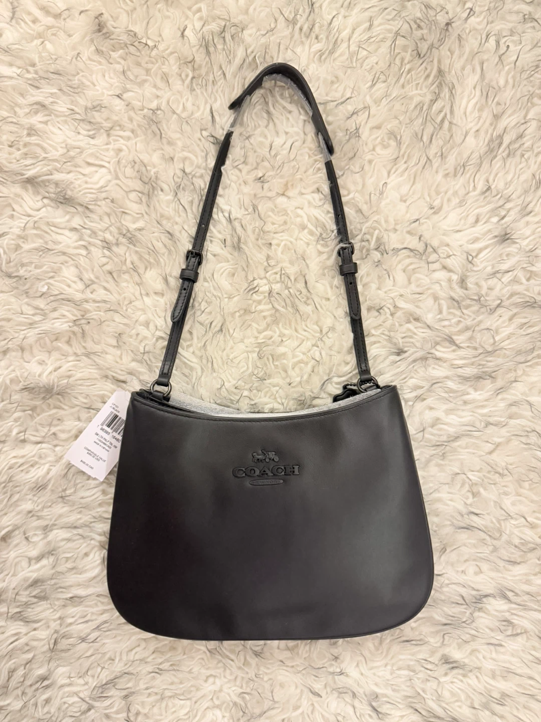 Coach ‘Penelope’ Small Shoulder Leather Bag - Black