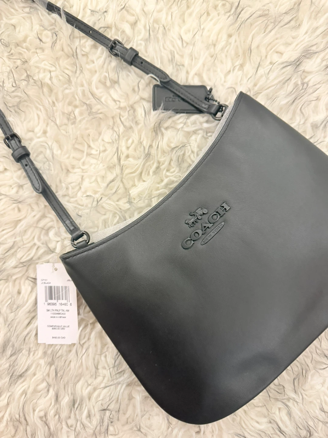 Coach ‘Penelope’ Small Shoulder Leather Bag - Black - photo 3