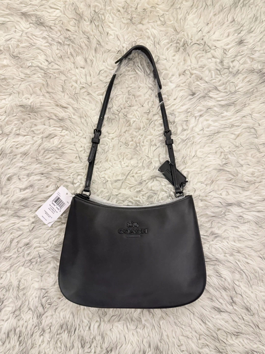 Coach ‘Penelope’ Small Shoulder Leather Bag - Black - photo 2
