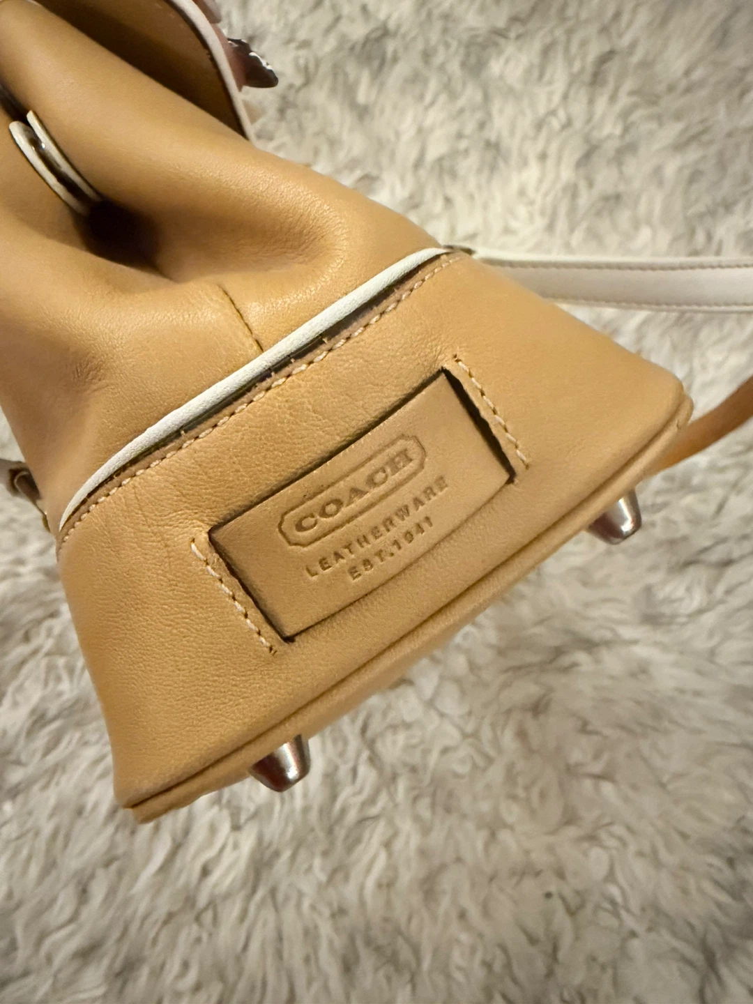 Coach ‘Hampton’ Small Satchel - Tan - photo 4