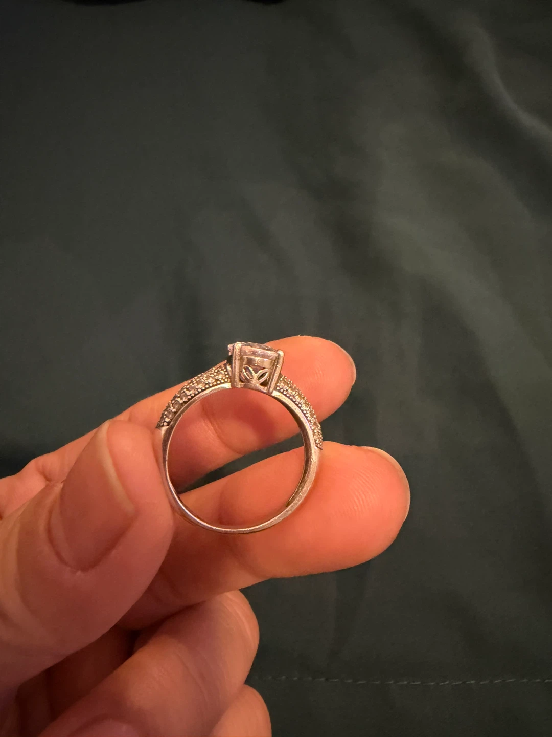 Sterling silver Sparkly Ring - photo 2