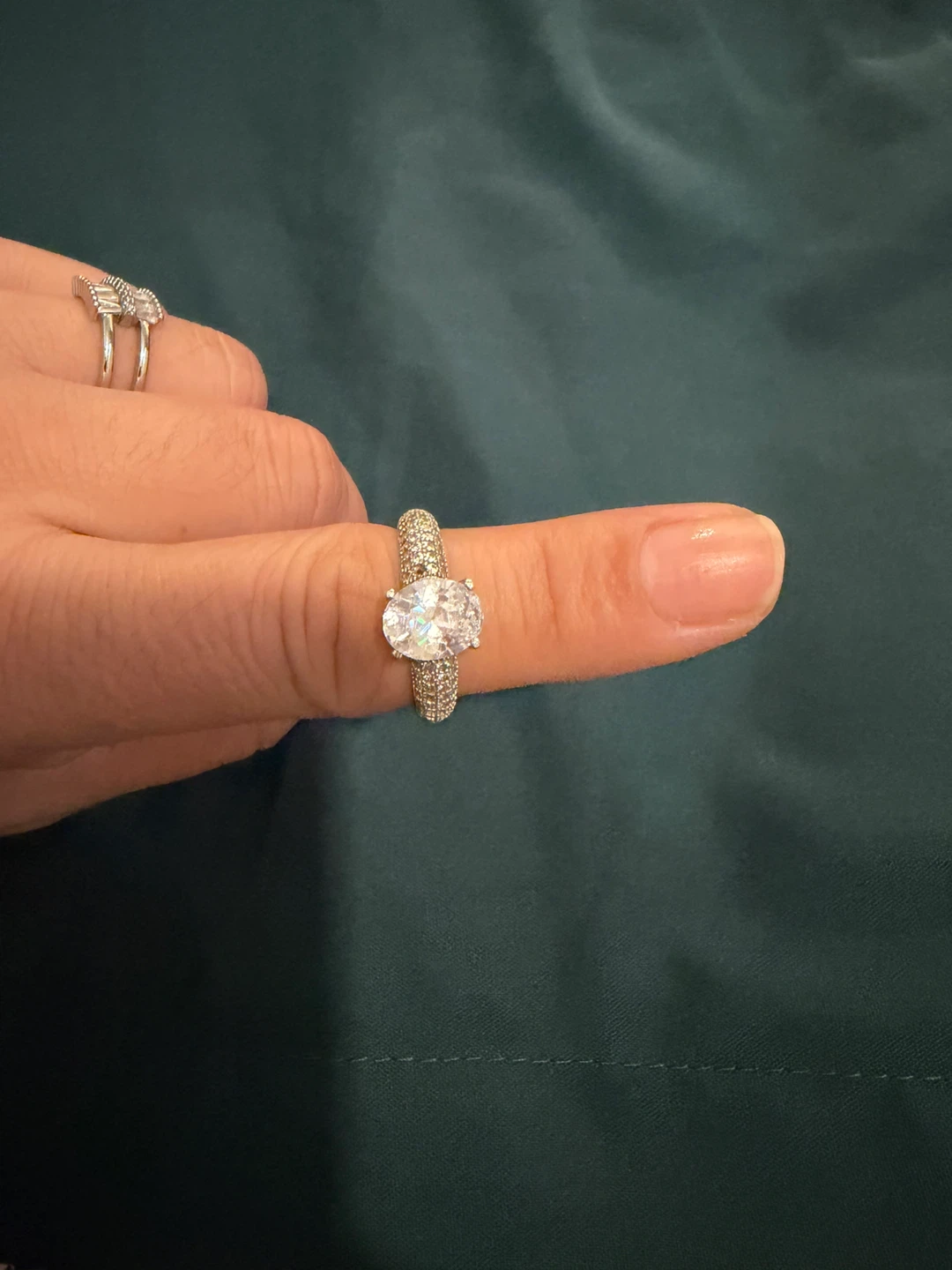 Sterling silver Sparkly Ring