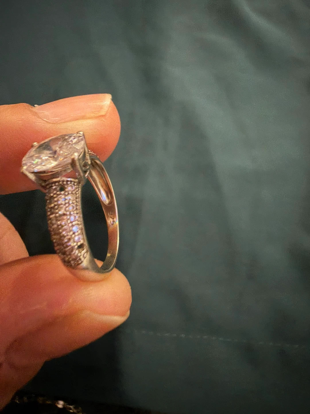Sterling silver Sparkly Ring - photo 3